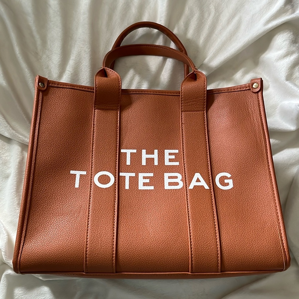 Brown Large Tote Bag